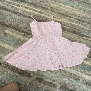Light Pink Floral Dress